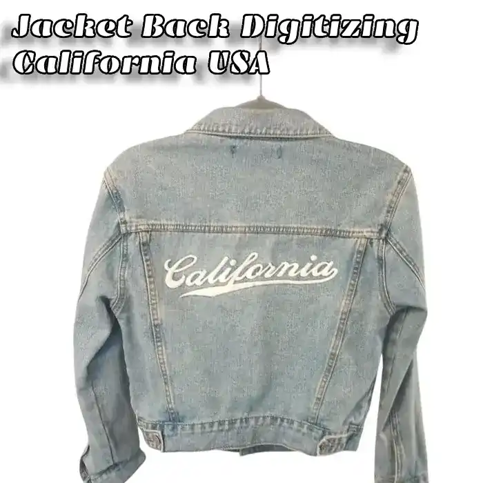 Jacket Back Digitizing California USA