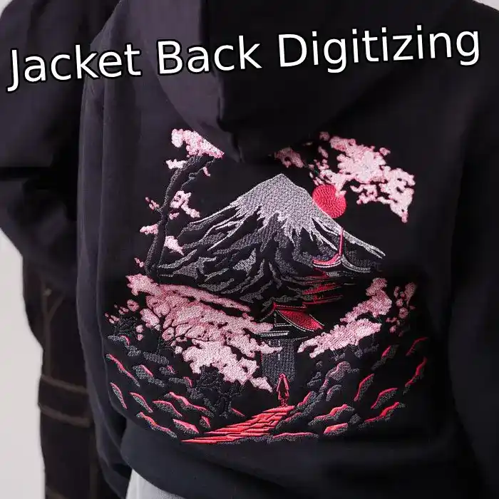 Jacket Back Digitizing New York USA