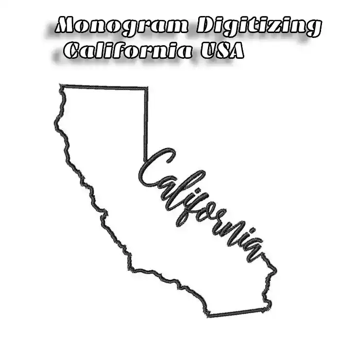 Monogram Digitizing California USA