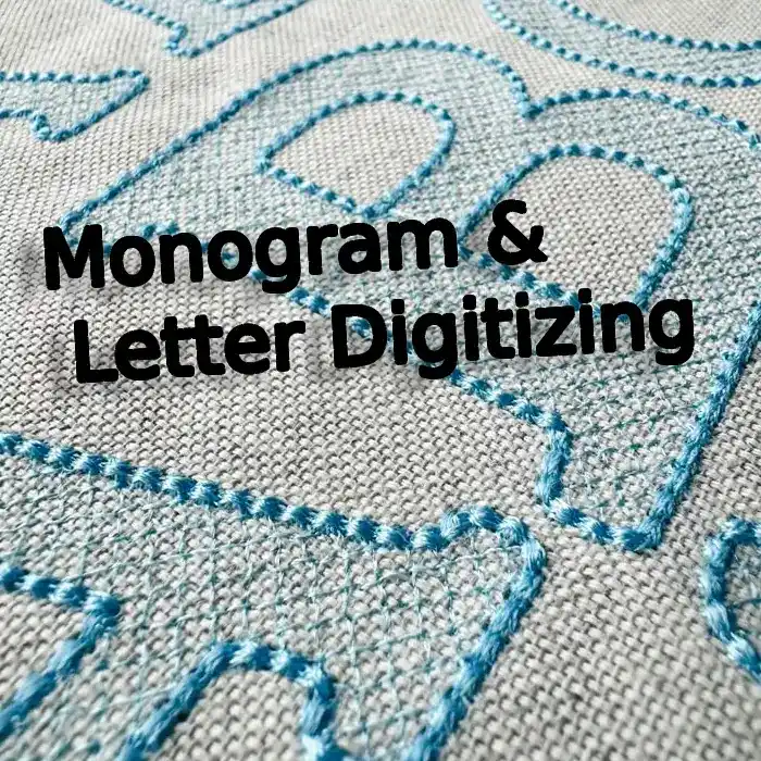 Monogram & Letter Digitizing New York USA