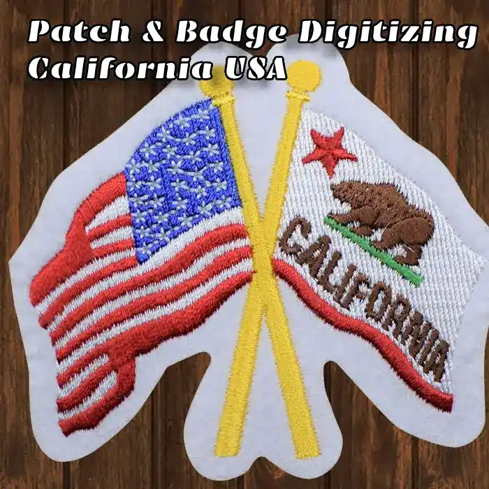 Patch & Badge Digitizing California USA