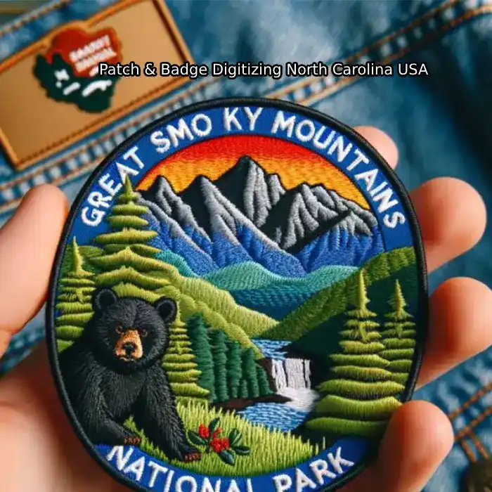Patch & Badge Digitizing North Carolina USA