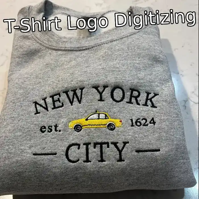 T-Shirt Logo Digitizing New York USA