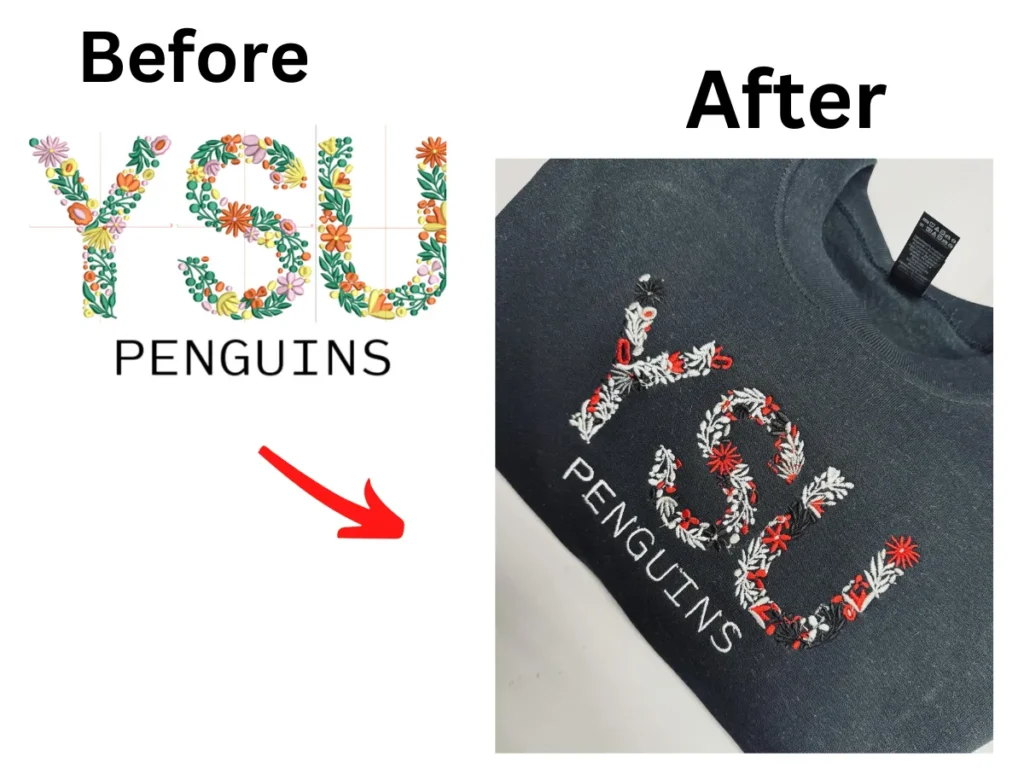 Vector to Embroidery File USA Digitizing Services